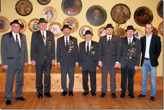 2010 - Vorstandschaft Schützen Wallenfels (17.03.10)