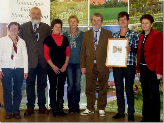 2013 - Auszeichnung Dorfökologie (20.10.13)